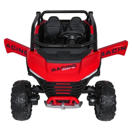 JOKO Elektrické autíčko Buggy RACING Road 2000 4x4, 4x120W, 24V, kožené sedadlo, penové kolesá, červené