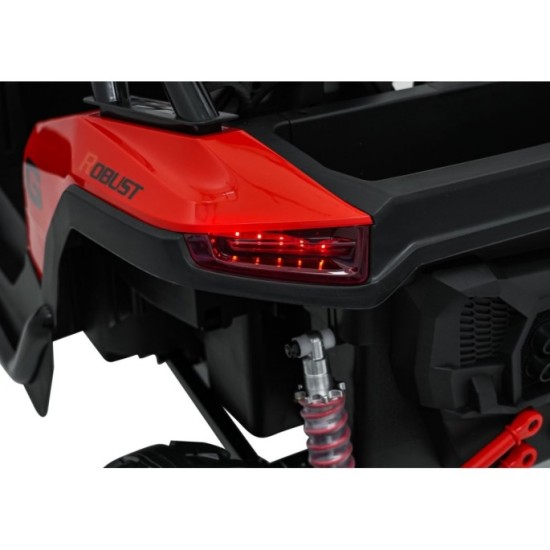 JOKO Elektrické autíčko Buggy RACING Road 2000 4x4, 4x120W, 24V, kožené sedadlo, penové kolesá, červené