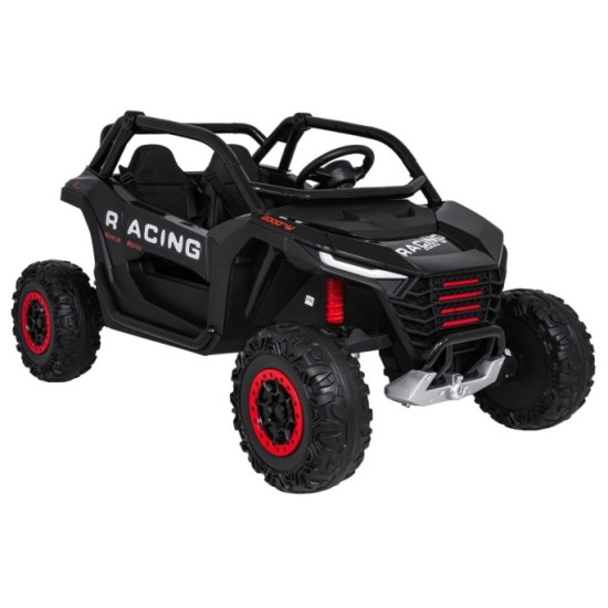JOKO Elektrické autíčko Buggy RACING Road 2000 4x4, 4x120W, 24V, kožené sedadlo, penové kolesá, čierne