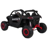 JOKO Elektrické autíčko Buggy RACING Road 2000 4x4, 4x120W, 24V, kožené sedadlo, penové kolesá, čierne