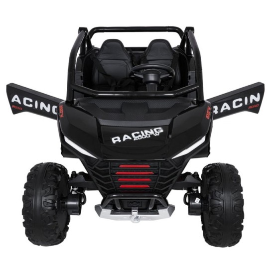JOKO Elektrické autíčko Buggy RACING Road 2000 4x4, 4x120W, 24V, kožené sedadlo, penové kolesá, čierne