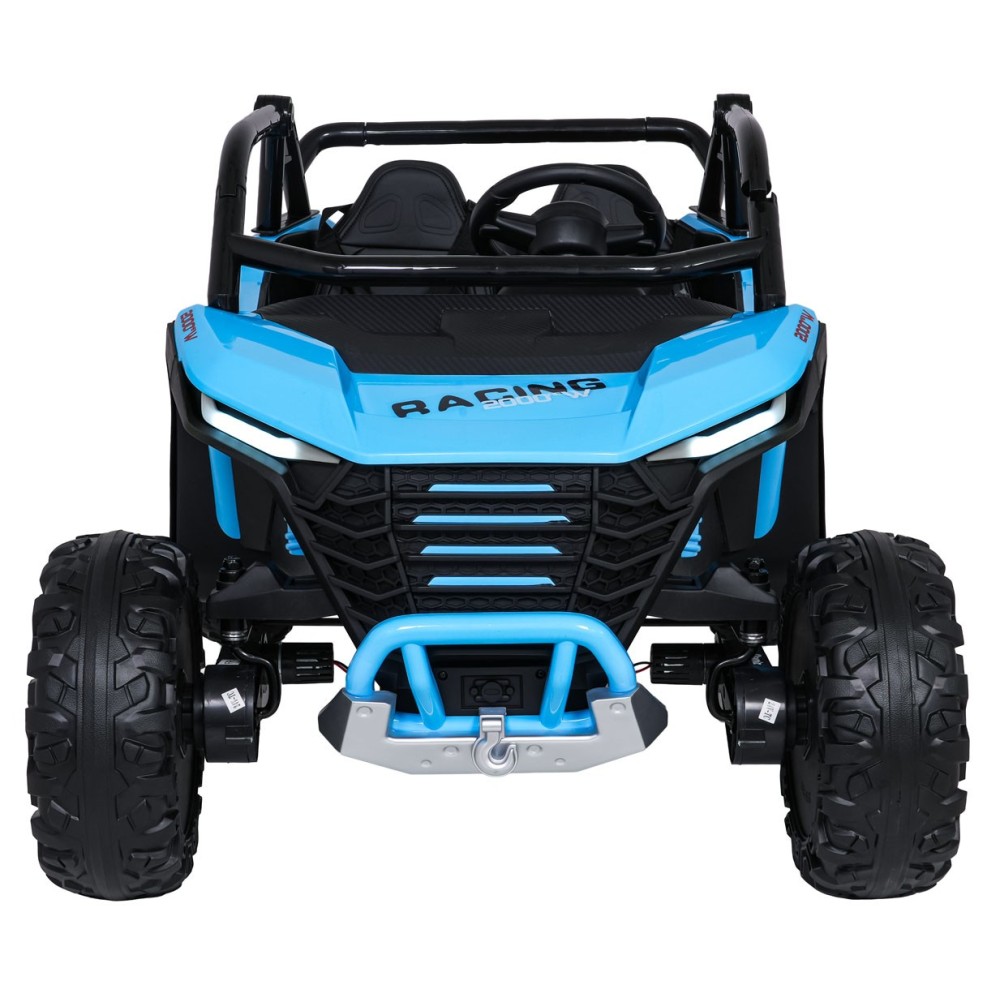 JOKO Elektrické autíčko Buggy RACING Road 2000 4x4, 4x120W, 24V, kožené sedadlo, penové kolesá, modré