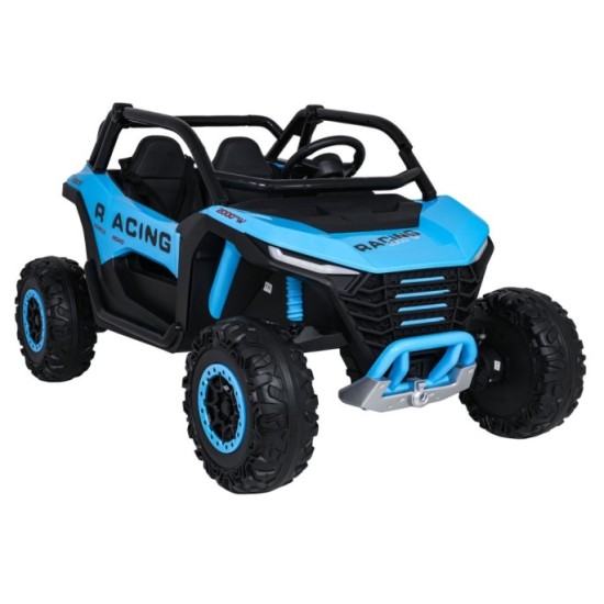 JOKO Elektrické autíčko Buggy RACING Road 2000 4x4, 4x120W, 24V, kožené sedadlo, penové kolesá, modré