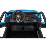 JOKO Elektrické autíčko Buggy RACING Road 2000 4x4, 4x120W, 24V, kožené sedadlo, penové kolesá, modré