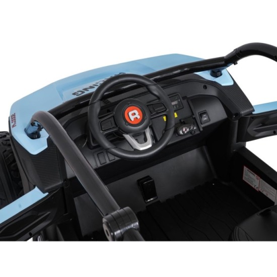 JOKO Elektrické autíčko Buggy RACING Road 2000 4x4, 4x120W, 24V, kožené sedadlo, penové kolesá, modré