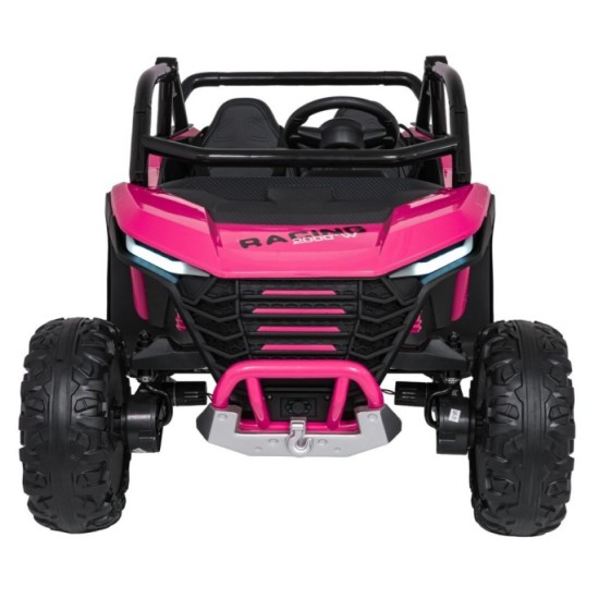 JOKO Elektrické autíčko Buggy RACING Road 2000 4x4, 4x120W, 24V, kožené sedadlo, penové kolesá, ružové