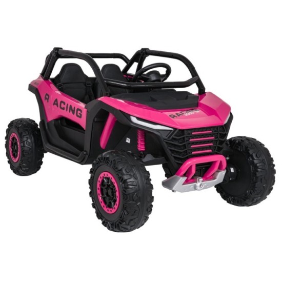 JOKO Elektrické autíčko Buggy RACING Road 2000 4x4, 4x120W, 24V, kožené sedadlo, penové kolesá, ružové