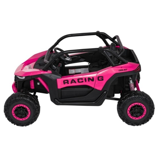 JOKO Elektrické autíčko Buggy RACING Road 2000 4x4, 4x120W, 24V, kožené sedadlo, penové kolesá, ružové