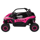JOKO Elektrické autíčko Buggy RACING Road 2000 4x4, 4x120W, 24V, kožené sedadlo, penové kolesá, ružové
