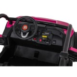 JOKO Elektrické autíčko Buggy RACING Road 2000 4x4, 4x120W, 24V, kožené sedadlo, penové kolesá, ružové