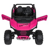 JOKO Elektrické autíčko Buggy RACING Road 2000 4x4, 4x120W, 24V, kožené sedadlo, penové kolesá, ružové