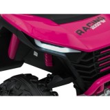 JOKO Elektrické autíčko Buggy RACING Road 2000 4x4, 4x120W, 24V, kožené sedadlo, penové kolesá, ružové