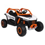 JOKO Elektrické autíčko Buggy RACING Road 2000 4x4, 4x120W, 24V, kožené sedadlo, penové kolesá, biele