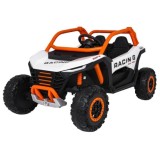 JOKO Elektrické autíčko Buggy RACING Road 2000 4x4, 4x120W, 24V, kožené sedadlo, penové kolesá, biele