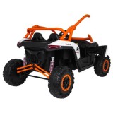 JOKO Elektrické autíčko Buggy RACING Road 2000 4x4, 4x120W, 24V, kožené sedadlo, penové kolesá, biele