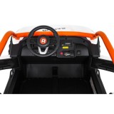 JOKO Elektrické autíčko Buggy RACING Road 2000 4x4, 4x120W, 24V, kožené sedadlo, penové kolesá, biele