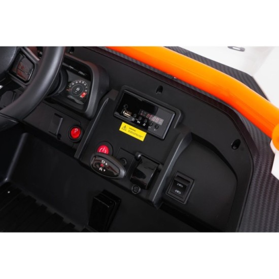 JOKO Elektrické autíčko Buggy RACING Road 2000 4x4, 4x120W, 24V, kožené sedadlo, penové kolesá, biele