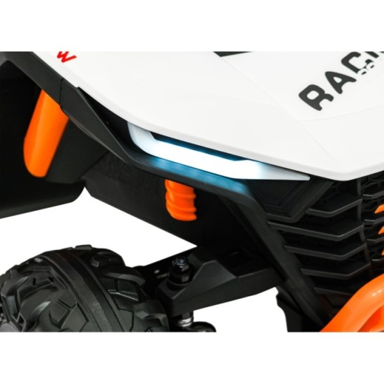 JOKO Elektrické autíčko Buggy RACING Road 2000 4x4, 4x120W, 24V, kožené sedadlo, penové kolesá, biele