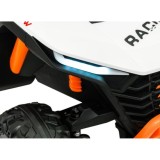 JOKO Elektrické autíčko Buggy RACING Road 2000 4x4, 4x120W, 24V, kožené sedadlo, penové kolesá, biele