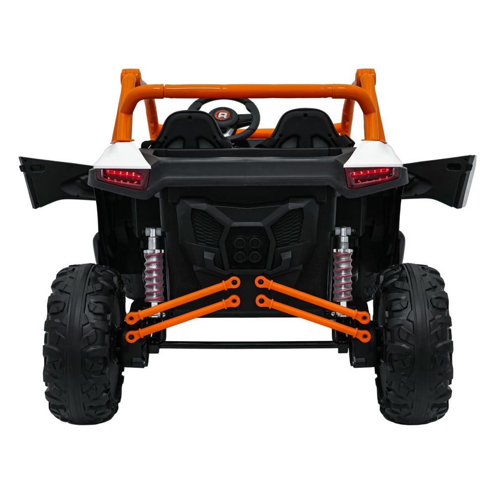 JOKO Elektrické autíčko Buggy RACING Road 2000 4x4, 4x120W, 24V, kožené sedadlo, penové kolesá, biele