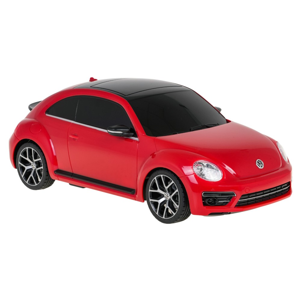 Rastar RC Auto Volkswagen Beetle 1:14 na diaľkové ovládanie + Led Svetlá, červené