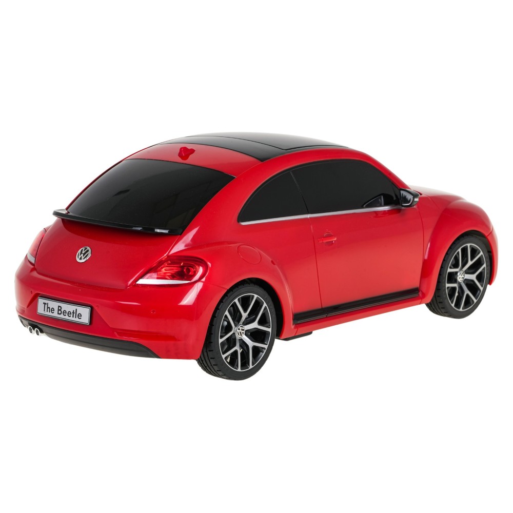 Rastar RC Auto Volkswagen Beetle 1:14 na diaľkové ovládanie + Led Svetlá, červené