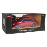 Rastar RC Auto Volkswagen Beetle 1:14 na diaľkové ovládanie + Led Svetlá, červené