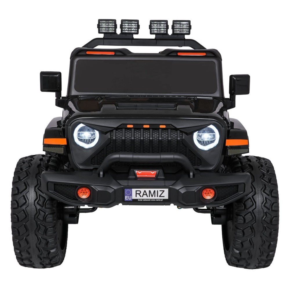 JOKO Elektrické autíčko Extreme Sport 4x4 280W,24V, zmena veľkosti autíčka od 114cm do 128cm, Dvojmiestne Kožené sedadlo, Penové