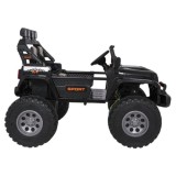 JOKO Elektrické autíčko Extreme Sport 4x4 280W,24V, zmena veľkosti autíčka od 114cm do 128cm, Dvojmiestne Kožené sedadlo, Penové