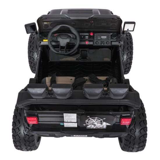 JOKO Elektrické autíčko Extreme Sport 4x4 280W,24V, zmena veľkosti autíčka od 114cm do 128cm, Dvojmiestne Kožené sedadlo, Penové