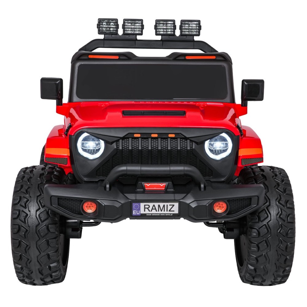 JOKO Elektrické autíčko Extreme Sport 4x4 280W,24V, zmena veľkosti autíčka od 114cm do 128cm, Dvojmiestne Kožené sedadlo, Penové