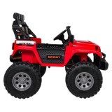 JOKO Elektrické autíčko Extreme Sport 4x4 280W,24V, zmena veľkosti autíčka od 114cm do 128cm, Dvojmiestne Kožené sedadlo, Penové