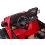 JOKO Elektrické autíčko Extreme Sport 4x4 280W,24V, zmena veľkosti autíčka od 114cm do 128cm, Dvojmiestne Kožené sedadlo, Penové