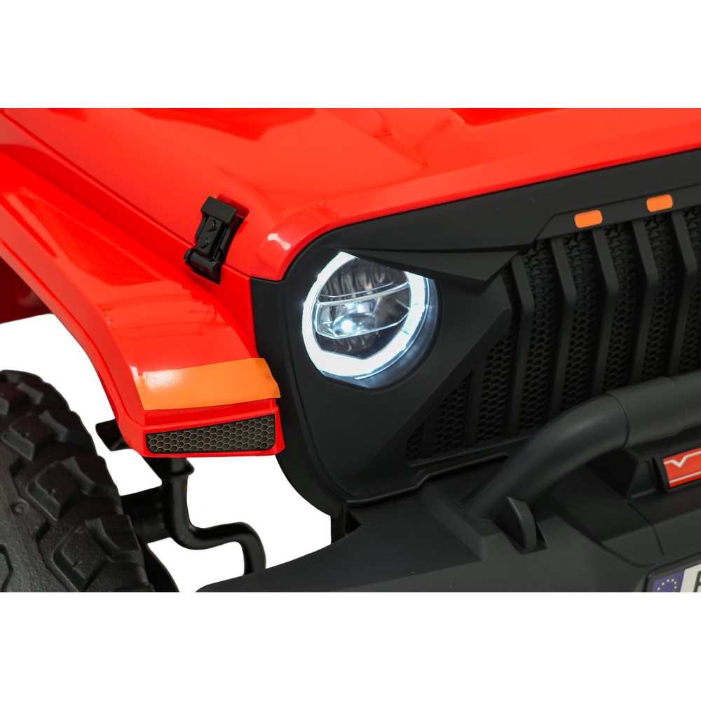 JOKO Elektrické autíčko Extreme Sport 4x4 280W,24V, zmena veľkosti autíčka od 114cm do 128cm, Dvojmiestne Kožené sedadlo, Penové