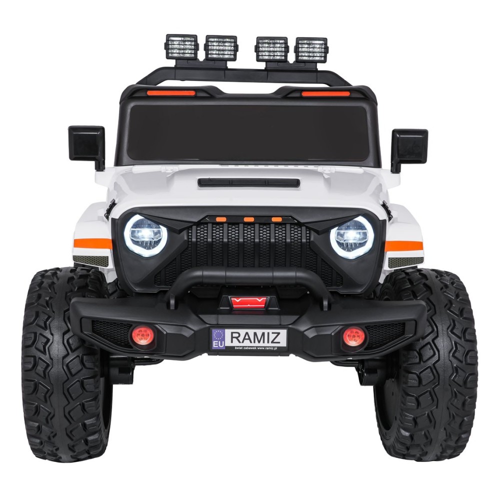 JOKO Elektrické autíčko Extreme Sport 4x4 280W,24V, zmena veľkosti autíčka od 114cm do 128cm, Dvojmiestne Kožené sedadlo, Penové