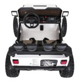 JOKO Elektrické autíčko Extreme Sport 4x4 280W,24V, zmena veľkosti autíčka od 114cm do 128cm, Dvojmiestne Kožené sedadlo, Penové