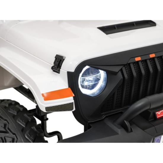 JOKO Elektrické autíčko Extreme Sport 4x4 280W,24V, zmena veľkosti autíčka od 114cm do 128cm, Dvojmiestne Kožené sedadlo, Penové
