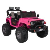 JOKO Elektrické autíčko Extreme Sport 4x4 280W,24V, zmena veľkosti autíčka od 114cm do 128cm, Dvojmiestne Kožené sedadlo, Penové