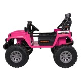 JOKO Elektrické autíčko Extreme Sport 4x4 280W,24V, zmena veľkosti autíčka od 114cm do 128cm, Dvojmiestne Kožené sedadlo, Penové