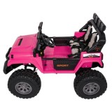 JOKO Elektrické autíčko Extreme Sport 4x4 280W,24V, zmena veľkosti autíčka od 114cm do 128cm, Dvojmiestne Kožené sedadlo, Penové