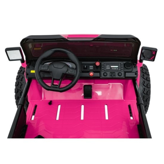 JOKO Elektrické autíčko Extreme Sport 4x4 280W,24V, zmena veľkosti autíčka od 114cm do 128cm, Dvojmiestne Kožené sedadlo, Penové