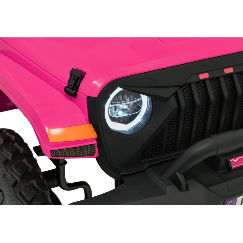 JOKO Elektrické autíčko Extreme Sport 4x4 280W,24V, zmena veľkosti autíčka od 114cm do 128cm, Dvojmiestne Kožené sedadlo, Penové