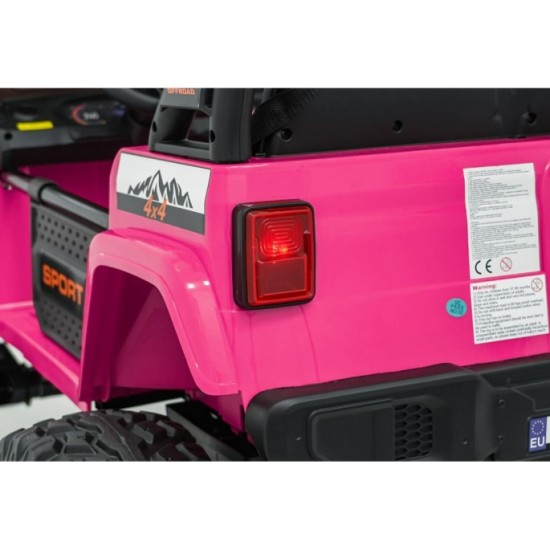 JOKO Elektrické autíčko Extreme Sport 4x4 280W,24V, zmena veľkosti autíčka od 114cm do 128cm, Dvojmiestne Kožené sedadlo, Penové
