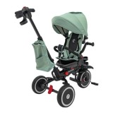 Sportrike Detská Trojkolka RIDER, detský bicykel 3v1 s vodiacou tyčou, zelená