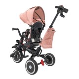 Sportrike Detská Trojkolka RIDER, detský bicykel 3v1 s vodiacou tyčou, ružová