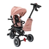 Sportrike Detská Trojkolka RIDER, detský bicykel 3v1 s vodiacou tyčou, ružová