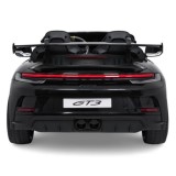 JOKO Elektrické Autíčko Porsche 911 GT 3 4x200W 24V, penové kolesá, kožené sedadlo, Nosnosť 50kg, čierne