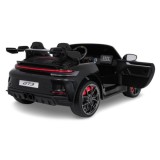 JOKO Elektrické Autíčko Porsche 911 GT 3 4x200W 24V, penové kolesá, kožené sedadlo, Nosnosť 50kg, čierne