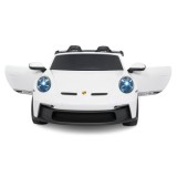 JOKO Elektrické Autíčko Porsche 911 GT 3 4x200W 24V, penové kolesá, kožené sedadlo, Nosnosť 50kg, biele