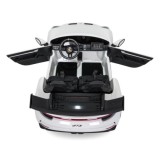 JOKO Elektrické Autíčko Porsche 911 GT 3 4x200W 24V, penové kolesá, kožené sedadlo, Nosnosť 50kg, biele